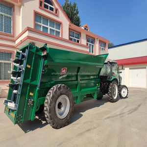 El esparcidor <span class=keywords><strong>de</strong></span> estiércol <span class=keywords><strong>de</strong></span> <span class=keywords><strong>tractor</strong></span> <span class=keywords><strong>de</strong></span> dos ejes uniforme y eficiente se utiliza para esparcir fertilizante en grandes áreas <span class=keywords><strong>de</strong></span> la granja - Product Image 6