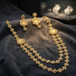 Vente en gros de bijoux longs de style Dubaï en or rempli 14K18K24K, design turc traditionnel, bijoux de mode, Oro Joyeria - Product Image 3