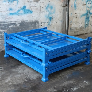 Factory Direct Supply Steel Foldable Stacking <strong>Rack</strong> Car <strong>Tire</strong> <strong>Storage</strong> Shelf Floor-standing No Layer - Product Image 5