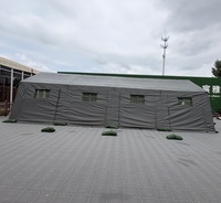 Tentes de camping tactiques grand format imperméables vert olive 3000 mm, abri multifonctionnel à déploiement rapide