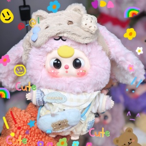 Tendance 100% Original BB3 boîte aveugle 6 pièces/boîte bébé trois grandes poupées en peluche Cutie série V1 PVC vinyle pendentif suspendu décoratif - Product Image 6