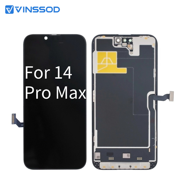 High Quality INCELL HD+ Mobile Phone Display Assembly for 14 Pro Max LCD Touch Screen Repair Adapter with 1 Year Warranty