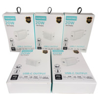 Chargeur USB C 20W le plus vendu, PD 3.0 Type C, chargeurs de téléphone portable pour iPhone Samsung, chargeur 20W à charge rapide