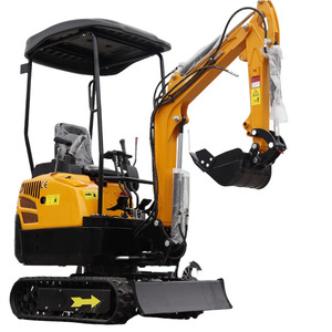 Mini-excavatrice sur chenilles de 1,5 tonne, machine de terrassement hydraulique électrique pour la construction et l'aménagement paysager - Product Image 1