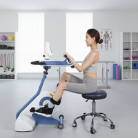 Vélo d'exercice passif et actif réglable et réutilisable pour membres supérieurs et inférieurs, idéal pour la physiothérapie et la réadaptation