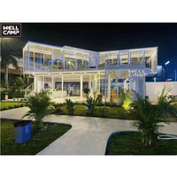 WELLCAMP Contenedor de Acero de Lujo Desmontable y Transpirable, Tienda Prefabricada, Centro Comercial, Casa Contenedor Plegable, Oficina Moderna de Alta Calidad