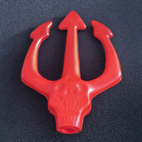 Moule en mousse de polyuréthane OEM ODM, accessoire de déguisement de démon en fourche de sécurité, mousse PU écologique, décoration de cosplay d'Halloween, logo personnalisé imprimé
