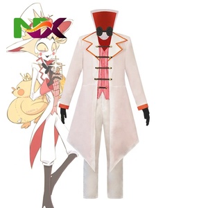ชุดคอสเพลย์อนิเมะ Hazbin Hotel ลูซิเฟอร์ ชุดตัวร้ายราชาแห่งนรก ชุดเล่นบทบาทสมมติวันฮาโลวีน ชุดโพลีเอสเตอร์ สินค้าจากโรงงาน - Product Image 1