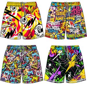 Pure Custom Graffiti Pattern Mesh <strong>Shorts</strong> Men's Animal Printed Mesh <strong>Shorts</strong> With Side Pockets <strong>Boys</strong> Mesh <strong>Shorts</strong> for Training Sports - Product Image 1