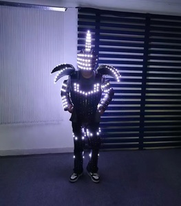 <span class=keywords><strong>Precio</strong></span> barato LED disfraz adulto puesta en escena baile luces Led coloridas <span class=keywords><strong>traje</strong></span> noche Club Led actuación disfraz para hombre - Product Image 2