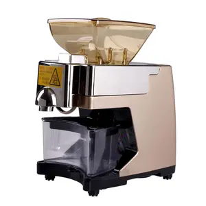 Full Automatic Mini Small Household Home Use Oil Extraction Making Edible Olive Oil Press Machine HJ-P09