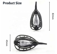 Lovita Cage à appâts pour carpes européennes à trois pointes |   Distributeur d'appâts lestés au plomb de 30g à 60g |   Durable, écologique et robuste