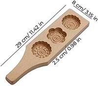 Hölzerne Antihaft-Keksformen mit Perfekter Größe und Einzigartigem Design zum Backen von Mondkuchen und Birnenformen im Chinesischen Stil
