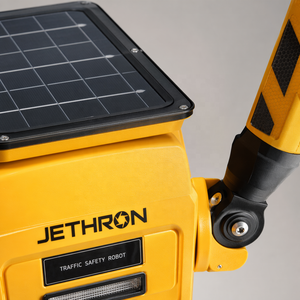 Robot Controlador de Tráfico Solar Inteligente con Doble Brazo para Agitar Banderas, Maniquí de Seguridad para Obras Viales - Product Image 5
