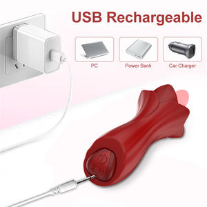 เครื่องสั่นรูปดอกกุหลาบ 10 โหมดการสั่น ลิ้นยาว กระตุ้นแรง - Product Image 5