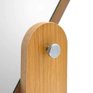 Hot Sale Wooden Desktop <b>Makeup</b> <b>Mirror</b> Rotatable Bathroom Bedroom <b>Mirror</b> - Product Image 4