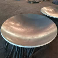 Tête sphérique en acier au carbone GB/T25198 Q345R DN400 OD300mm Épaisseur de paroi 4mm pour cuve basse pression avec test hydrostatique NDE