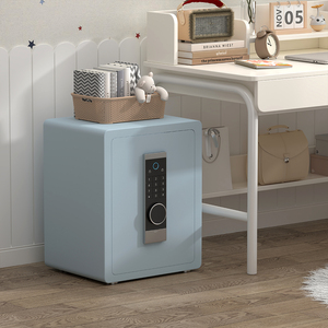 Coffre-fort de sécurité en acier de grande capacité avec clavier biométrique numérique, antivol, à fixer au mur, pour bijoux et documents - Product Image 5