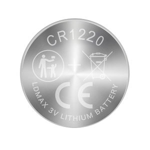 高品質3.0V <span class=keywords><strong>CR1220</strong></span>リチウムコインセル、リチウム電池<span class=keywords><strong>CR1220</strong></span> 3Vボタンセル、40mAh Li/MnO2ボタンバッテリー | 5パック - Product Image 3