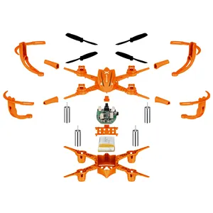 Câu đố DIY lắp ráp máy bay đồ chơi trẻ em giáo dục hơi nước thí nghiệm đồ chơi Drone với máy ảnh bốn trục bay đồ chơi