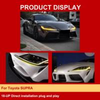 J ONE Vente Chaude Pièces Auto CSL Module LED DRL Jaune Ensemble pour Toyota Supra Drl 2018-UP Accessoires d'Éclairage Automobile