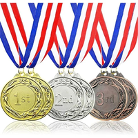 Médailles en métal plaqué or personnalisées pour la danse, le basketball, la natation, le jiu-jitsu, le football