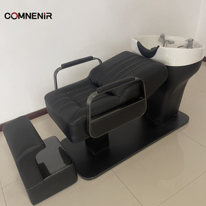 Lit <span class=keywords><strong>de</strong></span> shampooing en cuir synthétique Headspa avec évier <span class=keywords><strong>de</strong></span> salon Chaise <span class=keywords><strong>de</strong></span> thérapie <span class=keywords><strong>de</strong></span> style comt Utilisation en atelier - Product Image 4