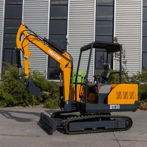 Mini-excavatrice HT30 certifiée EPA, haute puissance de creusement, pour usage agricole, avec bras oscillant latéralement. - Product Image 5