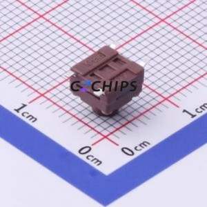 TSW063G60-250K Tactile Switch SMD Switch Single Pole Single Throw Round Button 2.5N Vertical Mount - Product Image 2