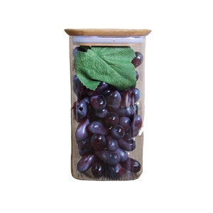 Bocaux de rangement <span class=keywords><strong>en</strong></span> <span class=keywords><strong>verre</strong></span> borosilicate scellé de 600ml, <span class=keywords><strong>lot</strong></span> de 50 pièces, pots carrés pour stockage de bonbons et miel - Product Image 4