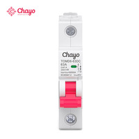 Disjoncteur miniature photovoltaïque Chayo DC 1P/2P/4P 1000V, interrupteur de protection contre les courts-circuits, courbe BCD, borne C, alimentation
