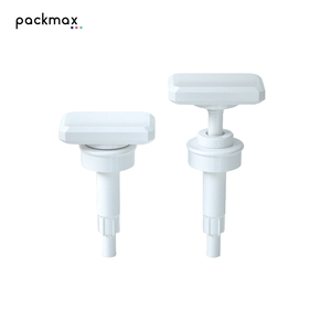 Block-shaped head, built-in threaded switch, 28-tooth PP lotion pump head for conditioner, shampoo & shower gel - Product Image 1