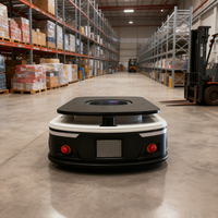 AGV à capacité de levage de 600 kg, navigation laser SLAM, entraînement différentiel à deux roues, Lidar multi-lignes, autonomie de 8 heures
