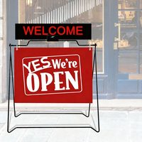 Support de signalisation personnalisé en gros pour journée ouverte, chemin piétonnier, cadre, immobilier, location, restaurant, bar, signalisation directionnelle
