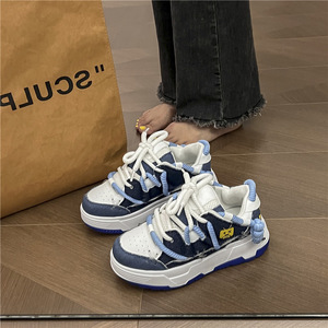 时尚轻便漂亮透气穿运动厚底运动鞋厚底鞋休闲情侣运动步行鞋 - Product Image 3