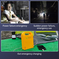 Système d'éclairage solaire miniature, panneaux solaires 8W, batteries lithium-ion 10000mAh, contrôleur PWM, protection contre les surcharges, pour maison hors réseau