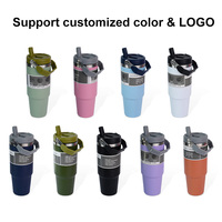 Gobelet de Voyage Isotherme en Acier Inoxydable Double Paroi 20oz 30oz, Logo Personnalisé Direct Usine