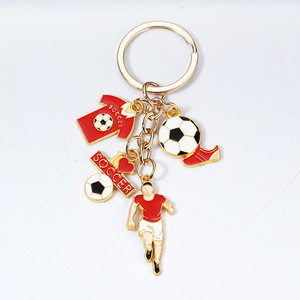 Uionen Fashion <b>Backpack</b> Accessory with Oil Droplets <b>Mini</b> Football Keychain Sports Enthusiast Accessory - Product Image 6