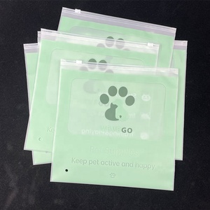 Plastic Bag Factory Customized Logo Matte Printing PE Zipper Lock Poly Zipper Lock Frosted Plastic Packaging Bag Clothing