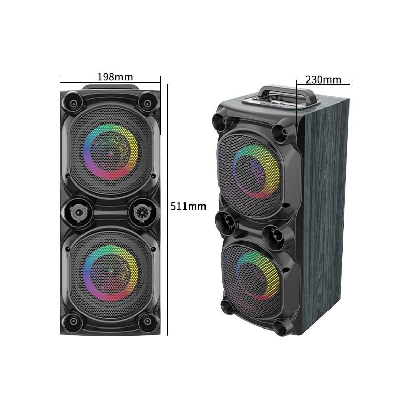 PARTY SPEAKER 限定Model Sing-e ZQS8236 New Dual 8 Inch New Super Heavy Bass Boosted