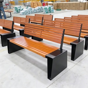 Banc <span class=keywords><strong>de</strong></span> jardin en bois et métal <span class=keywords><strong>pour</strong></span> <span class=keywords><strong>restaurant</strong></span> extérieur, fabriqué en usine - Product Image 1