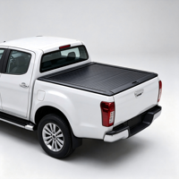 Couverture de benne de camion électrique rétractable motorisée, couvercle rigide étanche en aluminium pour pick-up