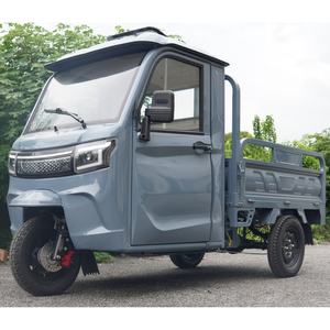 Tricycle électrique fermé 3/ 2000W Camion de fret Nouveau modèle EEC COC DDP Roumanie Porte monobloc Grand espace Tricycle électrique à 3 roues - Product Image 4