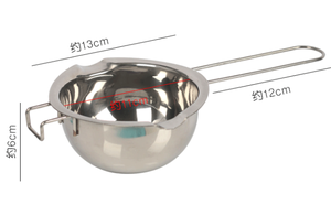 DFM03 400ml 480ml 600ml Marmite à double fond en acier inoxydable pour la fonte du chocolat, la fabrication de bonbons et de bougies, acier 18/8 - Product Image 6