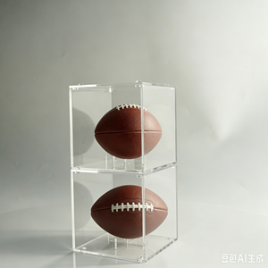 Wholesale Ultra Clear Foldable <b>Acrylic</b> Sports Ball Display Case for Memorabilia <b>Storage</b> - Product Image 1