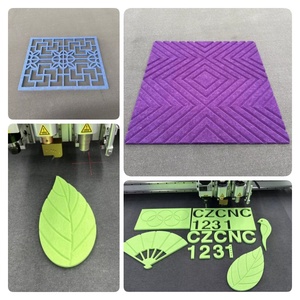 Çok fonksiyonlu dijital akustik Panel kesme makinesi ses emici PET keçe kesme makinesi - Product Image 4