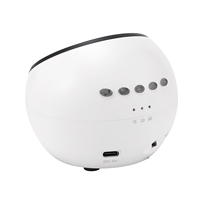 Machine à bruit blanc portable rechargeable pour adultes, avec sons apaisants de pluie et d'océan, haut-parleur USB rechargeable, batterie 800 mAh