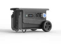 Station d'alimentation portable 3000W-5000W avec batterie LiFePO4, charge solaire, générateur solaire pour le camping, la maison, la sauvegarde et les situations d'urgence