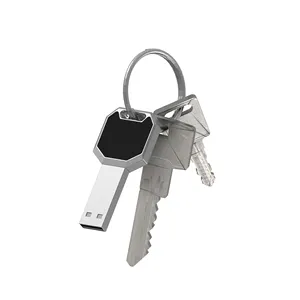 USKYSZ 공장 새로운 모델 금속 자동차 키 모양 USB 스틱 LED 조명 창조적 인 비즈니스 선물 하이 퀄리티 라이트 USB 플래시 드라이브