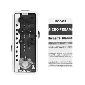 MOOER 005 BROWN SOUND Pedale Preamplificatore per Chitarra a Doppio Canale, Preamplificatore Digitale Moderno Anni '<span class=keywords><strong>80</strong></span>, EQ a 3 Bande, 2 Modalità, True Bypass - Product Image 2